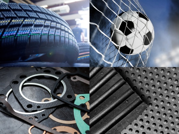 Bột đá trong sản xuất cao su được sử dụng với vai trò là chất độn chức năng