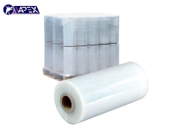 Stretch film made from LLDPE plastic