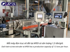 Cải tiến chất lượng PVC Compound với máy đùn trục vít đôi